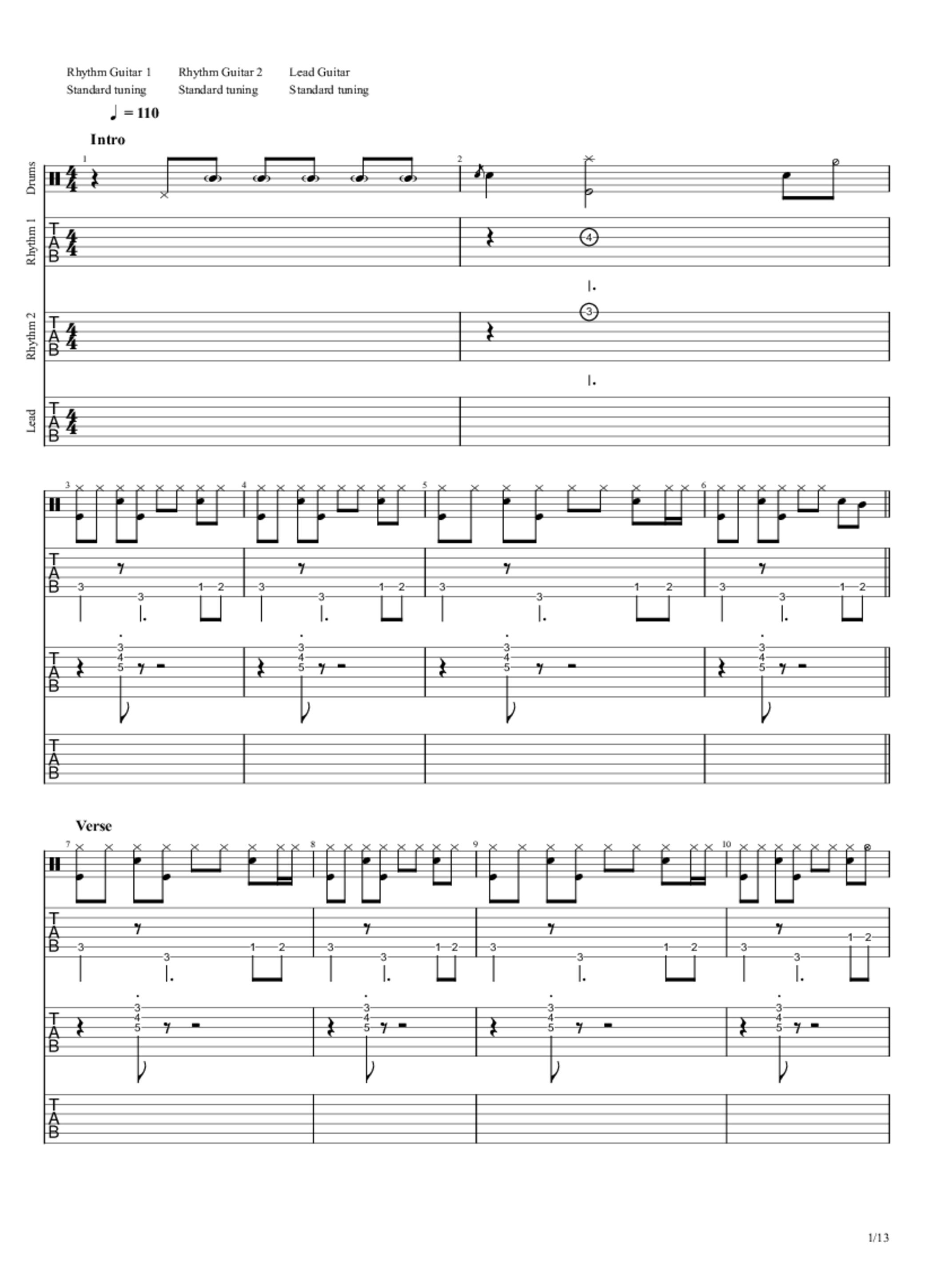 PDF Sample of Real Good Lie guitar tab & chords by The Anthony Paule Soul Orchestra.